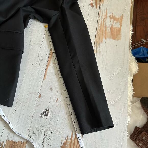 Nafsika Skourti Beaded Rose Tassel 2 Button Black Blazer UK 8 US 4 - Picture 10 of 10